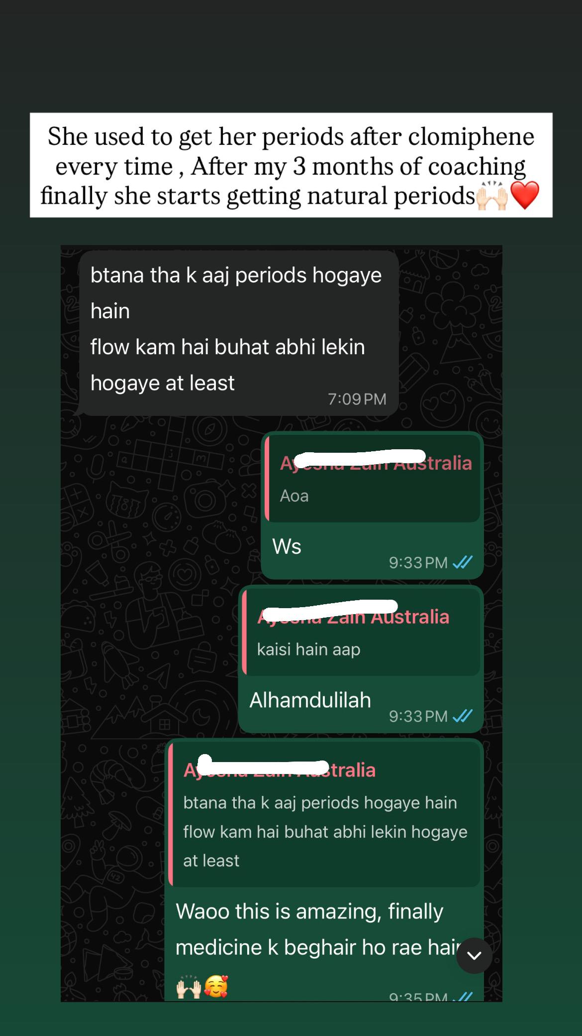 Ushna Wellness Testimonials