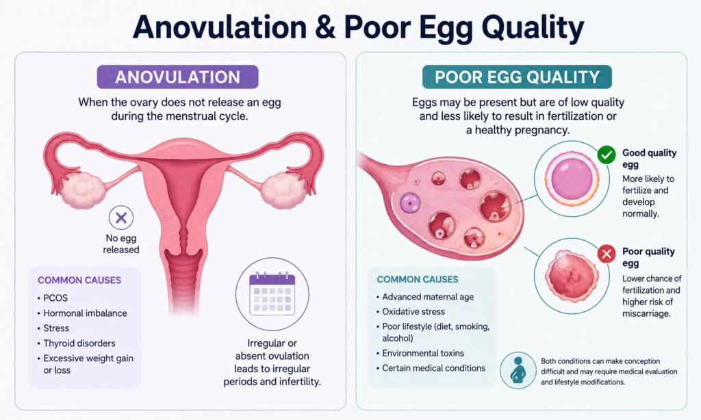 Anovulation & Poor Egg Quality